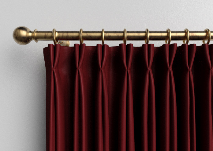 Shima Faux Silk, Claret - Made to Measure Curtains - Image 10